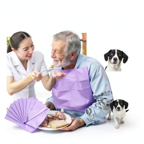 JJ CARE Disposable Dental Bibs 13x18 3 Ply Waterproof Unisex-7