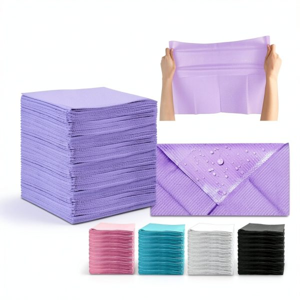 JJ CARE Disposable Dental Bibs 13x18 3 Ply Waterproof Unisex-6